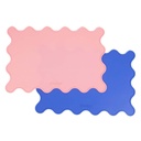 Placemat SPILL THE TEA rechthoekig roze