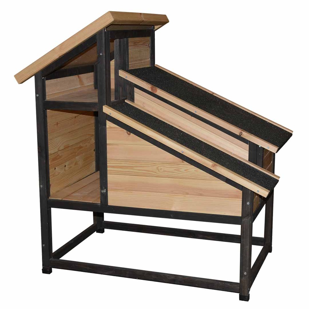 Woodland Design cat house Meowing Mansion