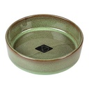 Jasper cat food and drink bowl green