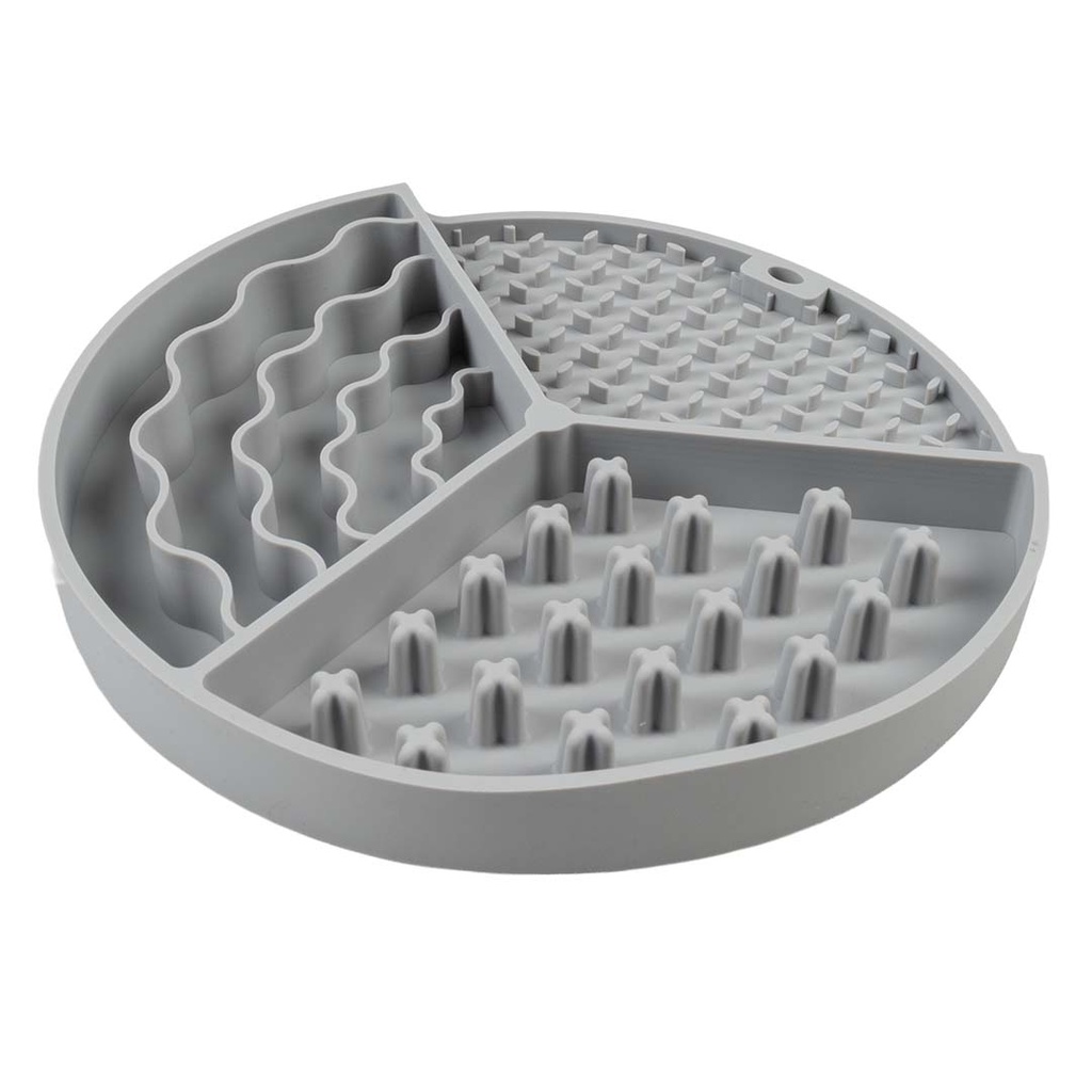 Comedero anti-ansiedad triple