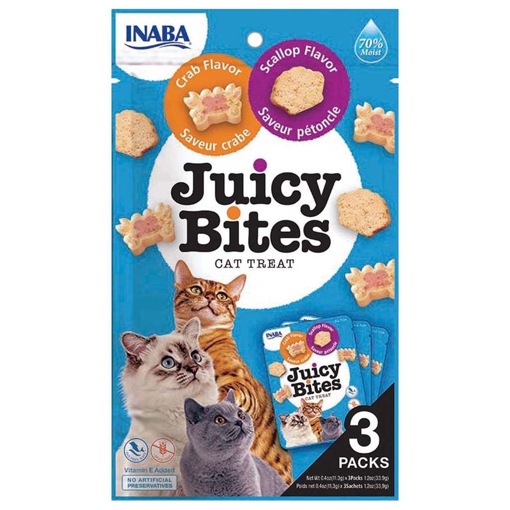 CIAO Juicy Bites sint-jakobsschelp&krab smaak