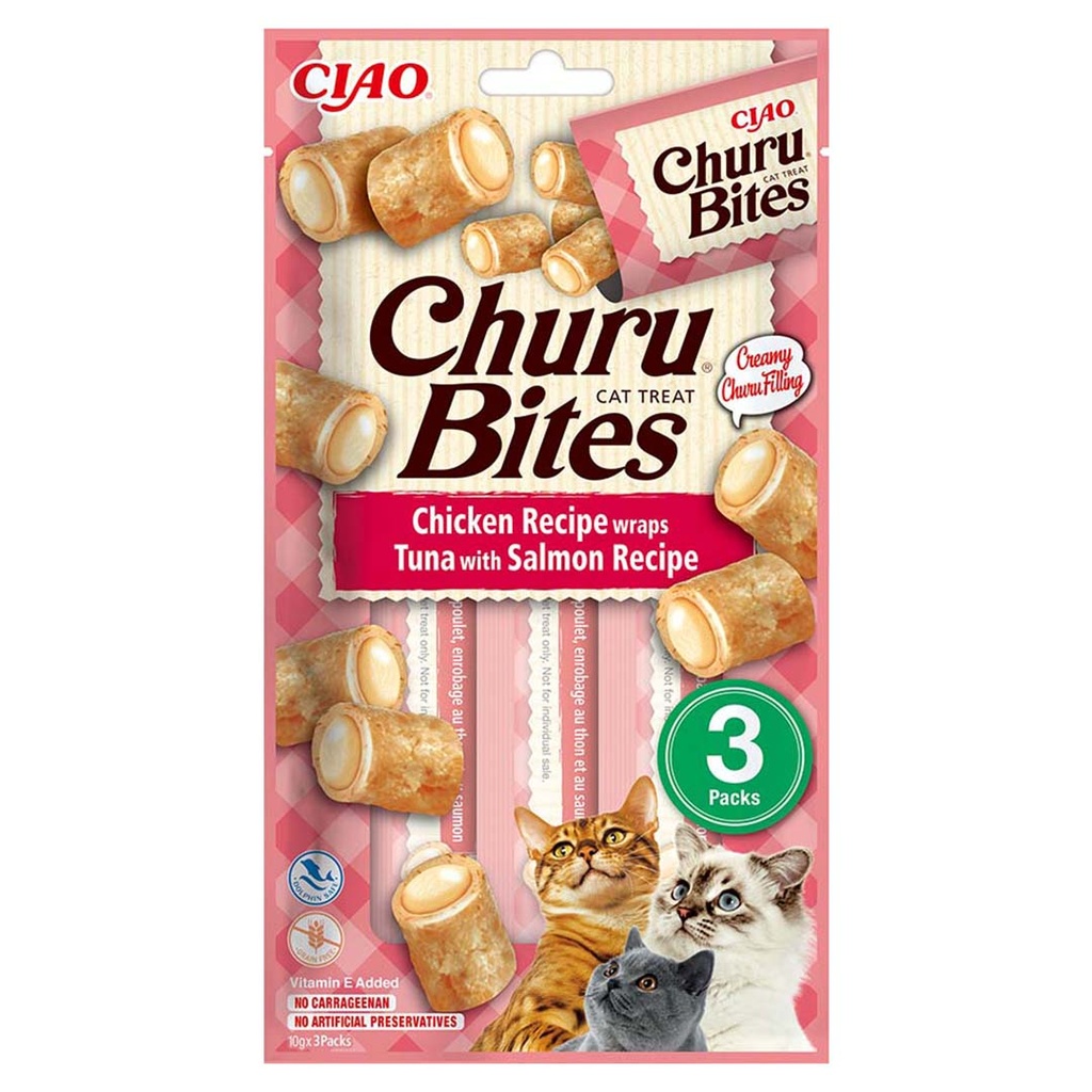 CIAO Churu Bites wrap kip & tonijn & zalm
