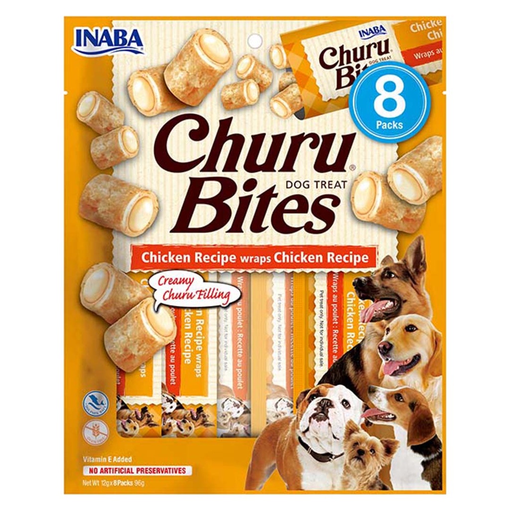 Hond Churu Bites wrap kip