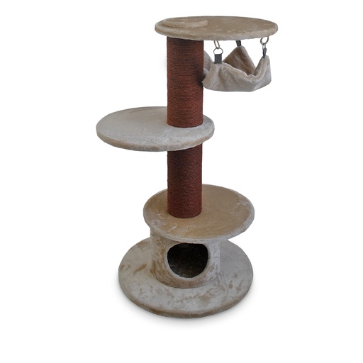 [15316] Arbre à chat Giorgia [beige/orange (Marron)]