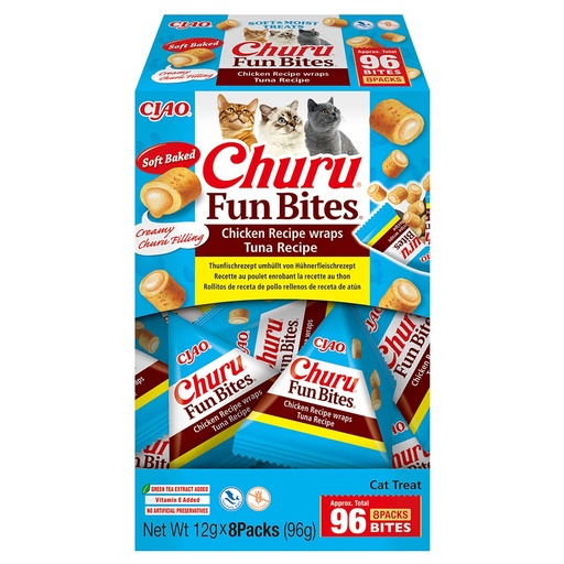 [61/EU742] CIAO Churu Fun Bites wrap kip&tonijn