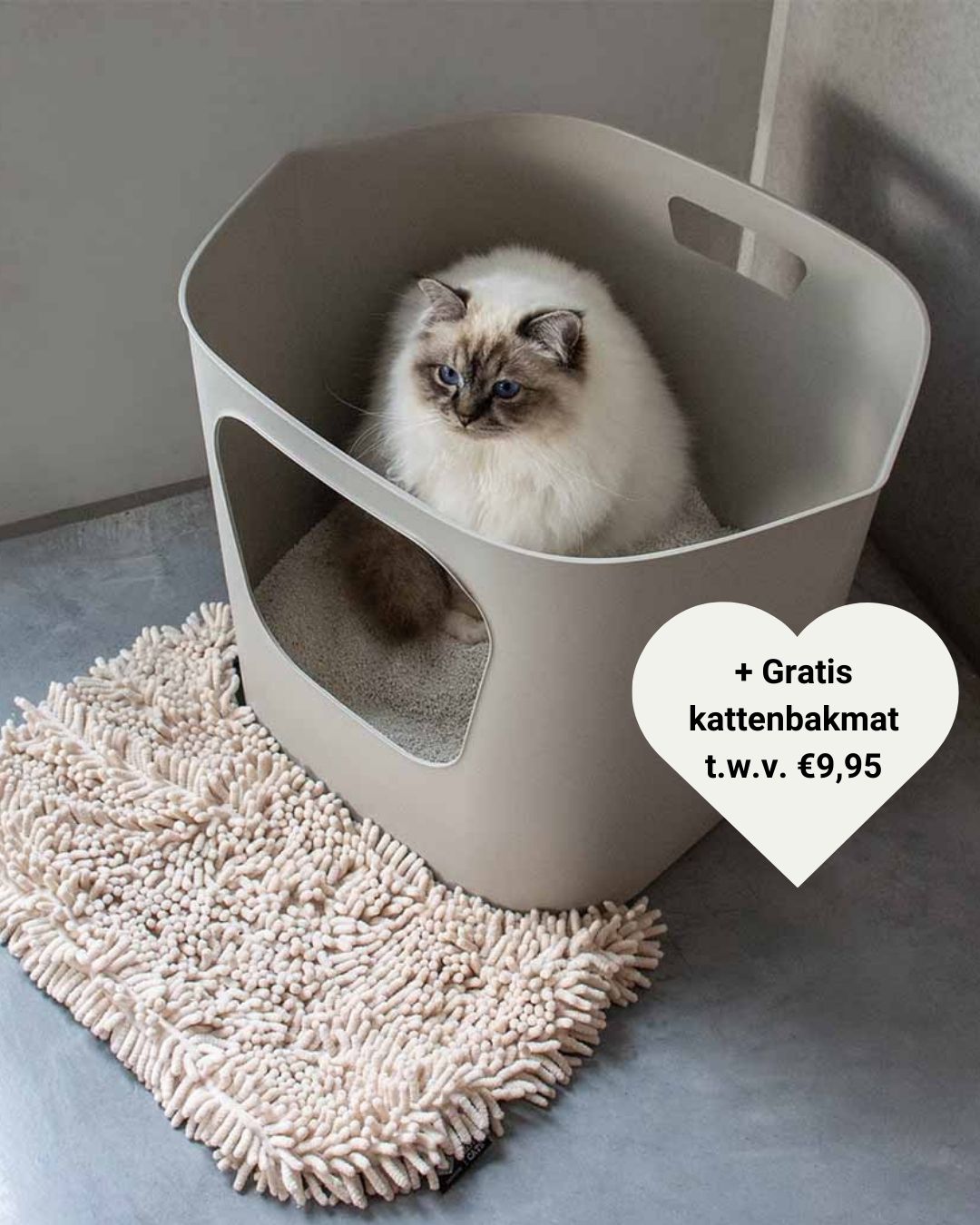 [441/484142] DEAN - open recycled cat toilet [gray (Gray)]