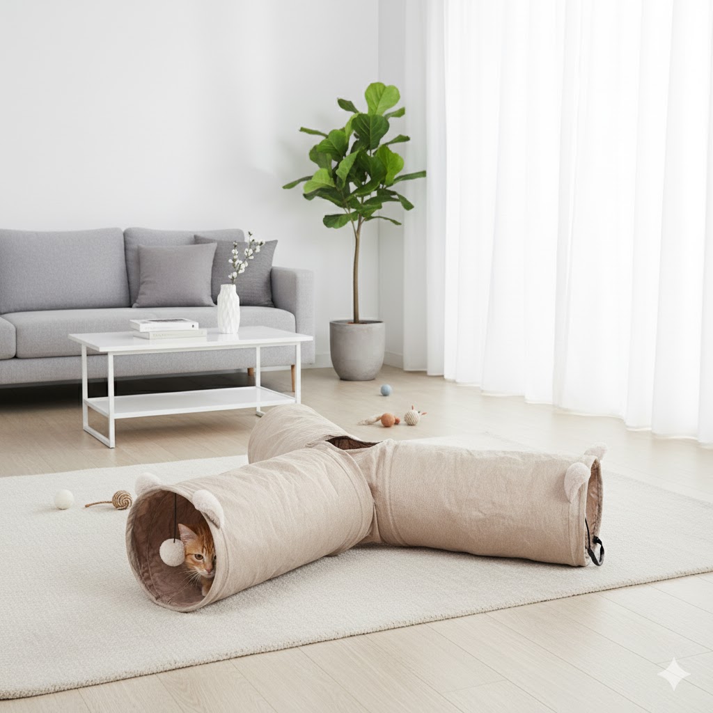 [14295] Tunnel de jeu labyrinthe Cozette [beige (Marron)]